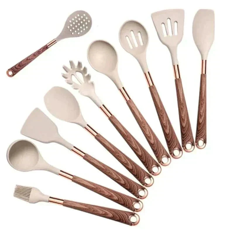 CulinaCraft – 10-Piece Silicone Kitchen Utensil Set