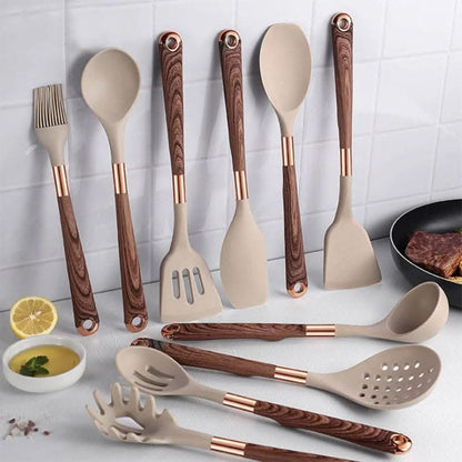 CulinaCraft – 10-Piece Silicone Kitchen Utensil Set